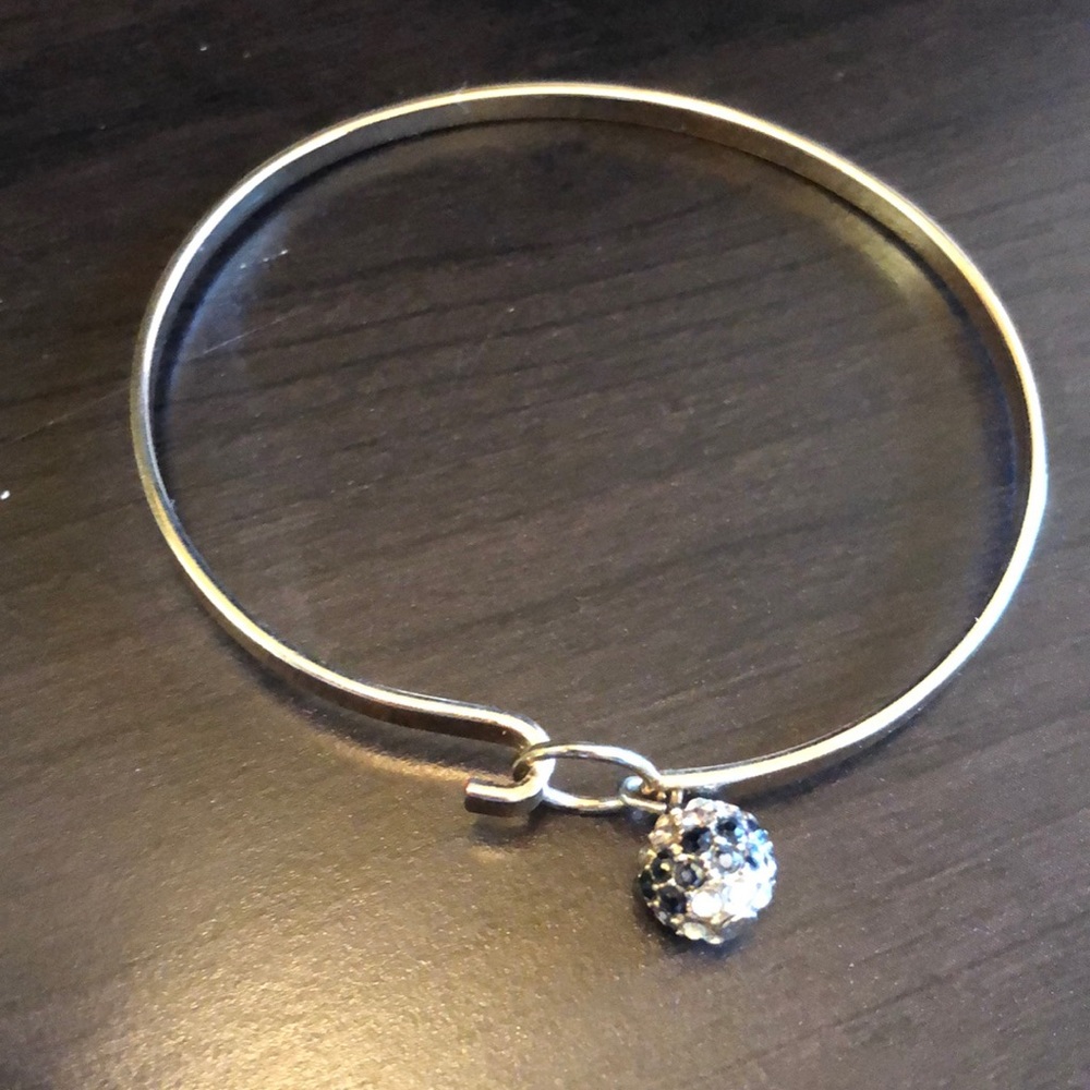 Small charm gold bracelet